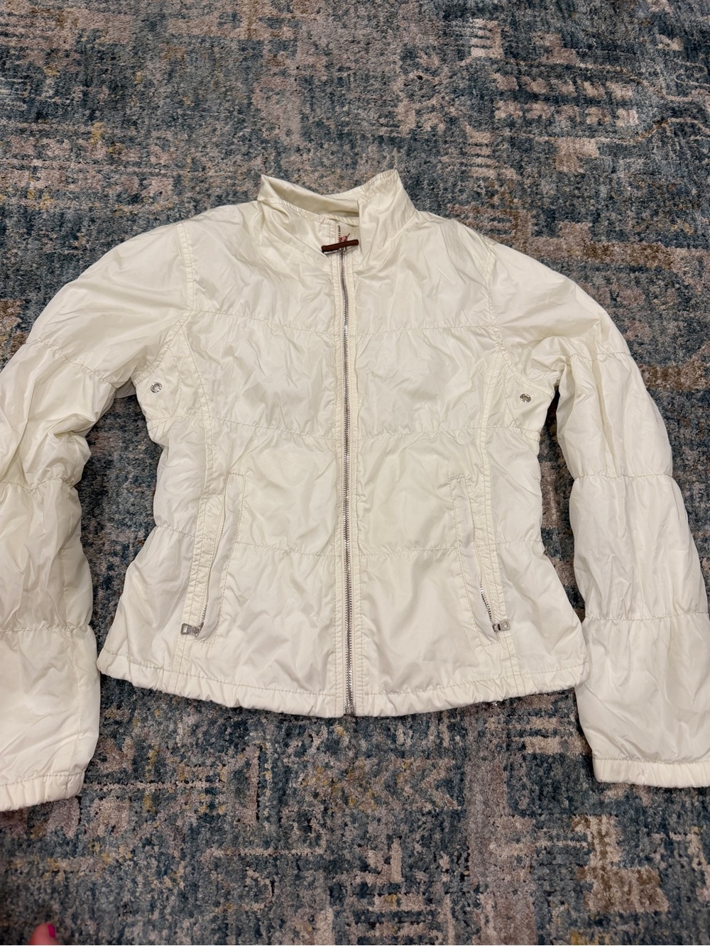 PRADA Women’s Lightweight Off-White Puffer Jacket - Italian size 40